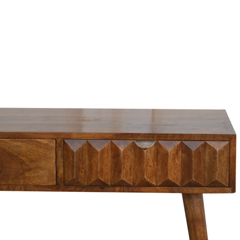 Chestnut Console Table- Prism
