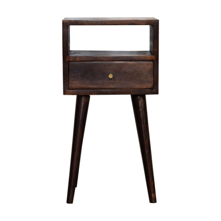 Bedside Table- Mini Walnut