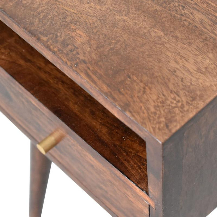 Bedside Table- Mini Walnut