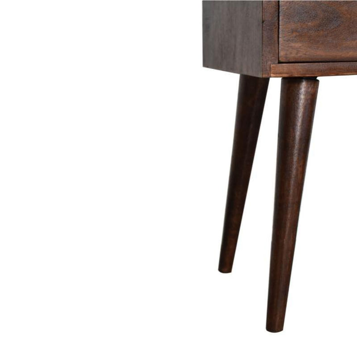 Bedside Table- Mini Walnut