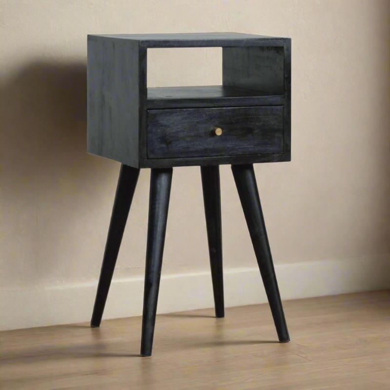 Bedside Table- Mini Ash in Black