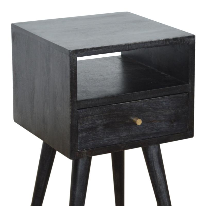 Bedside Table- Mini Ash in Black