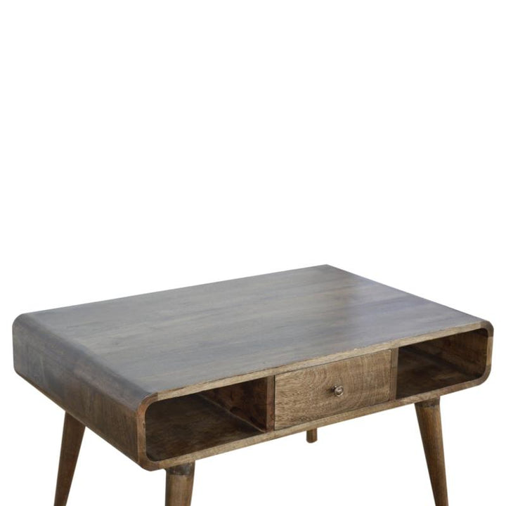 Coffee Table- Curved- Grey Washed