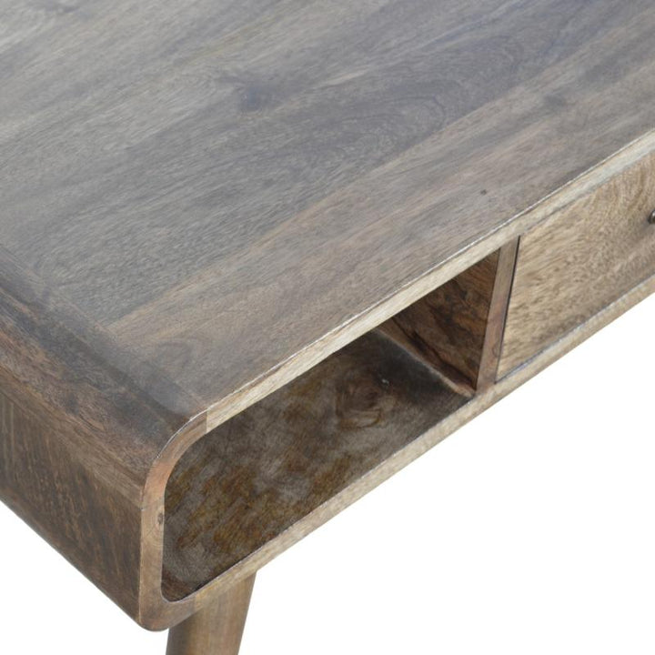 Coffee Table- Curved- Grey Washed