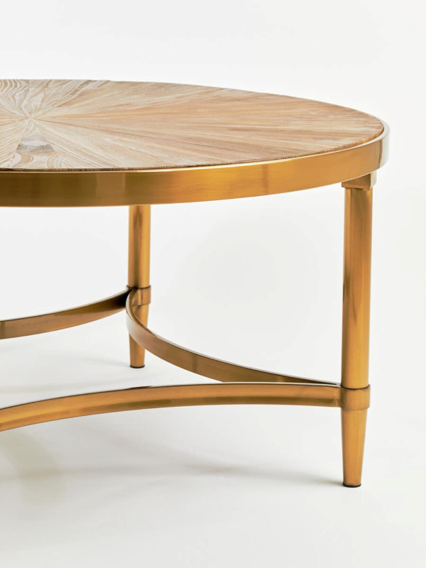 Jana Coffee Table With Curved Frame