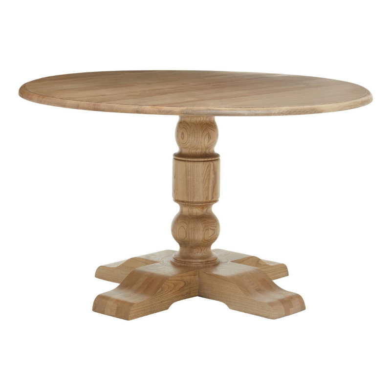 Oak Wood Round Dining Table- Parkside