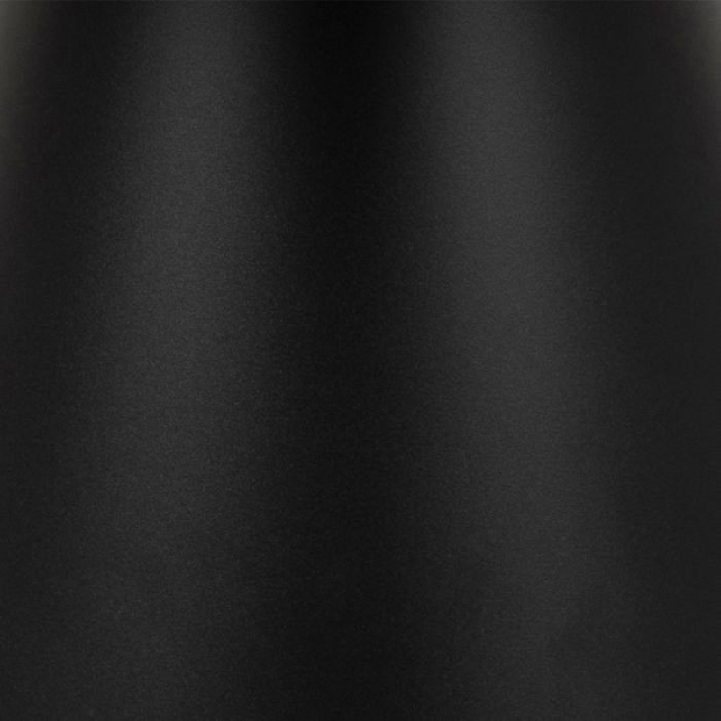 Round Ceramic Coffee Table- Soli in Black (45.7x45cm)