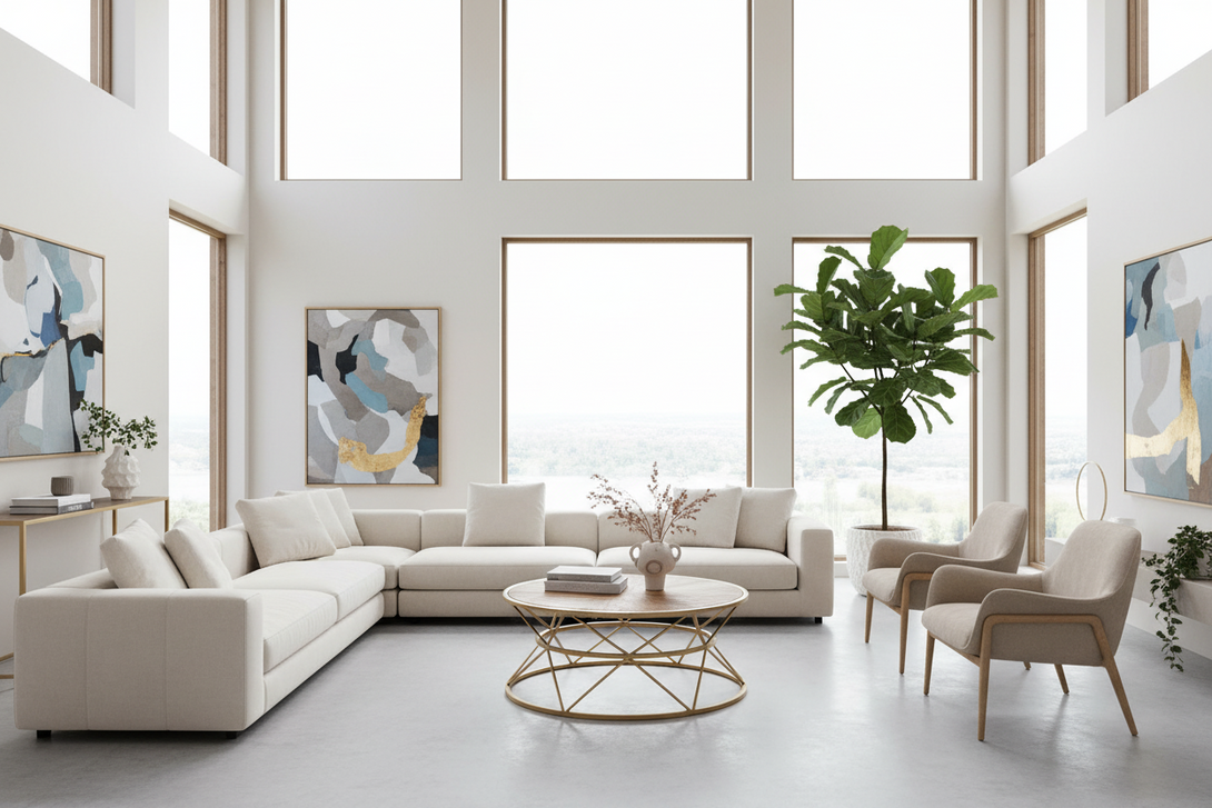 A modern luxury coffee table 