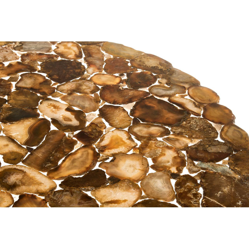 Round Coffee Table- Relic Agate Top