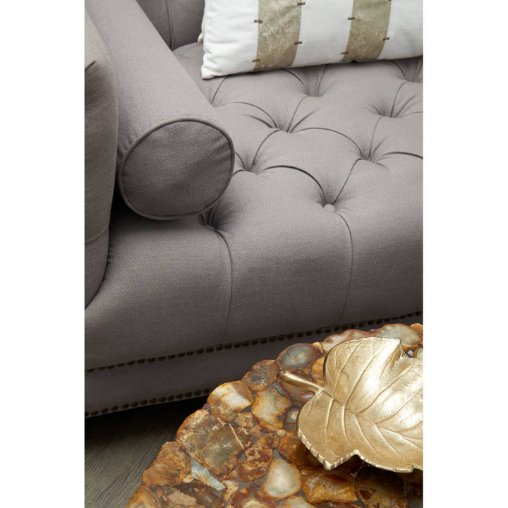 Round Coffee Table- Relic Agate Top