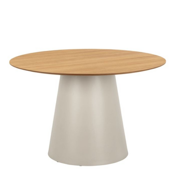 Round Dining Table- Soli in Oak/Grey