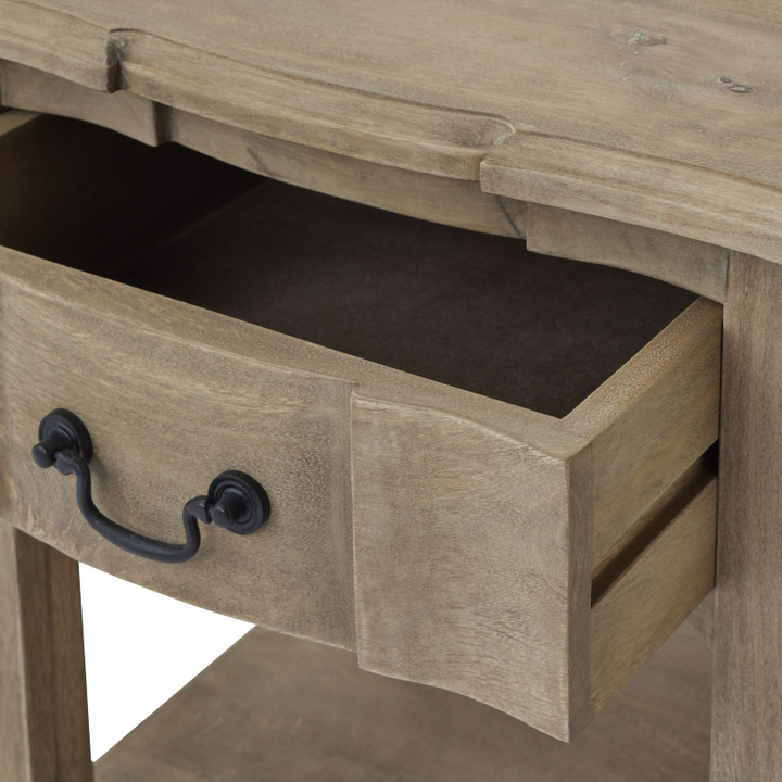 Side Table- Copgrove- 1 Drawer- Drawer Open