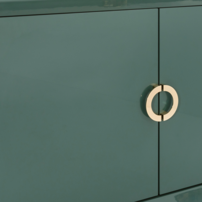 Sideboard- Quartz in Green- Close