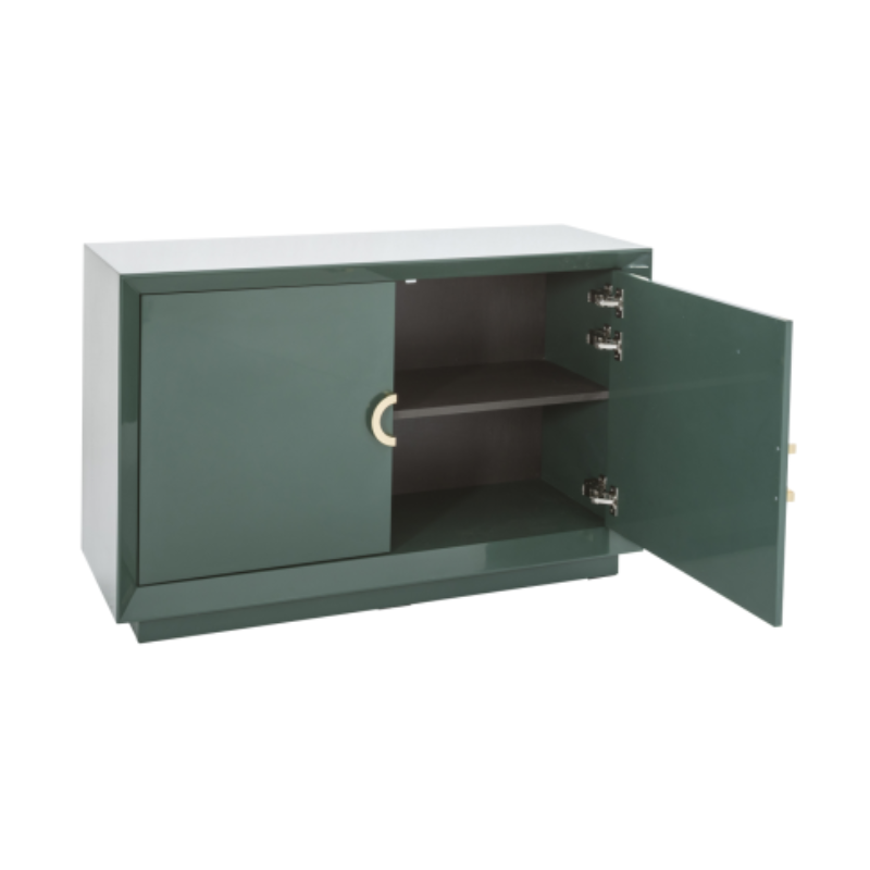 Sideboard- Quartz in Green- Open