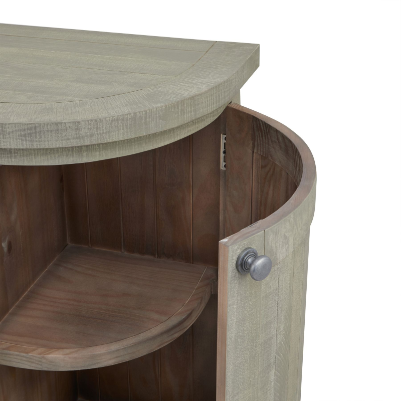 Sideboard- Saltaire- 4 Door 1 Drawer- Door Open