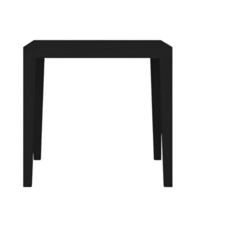 Square Dining Table- Peony in Black