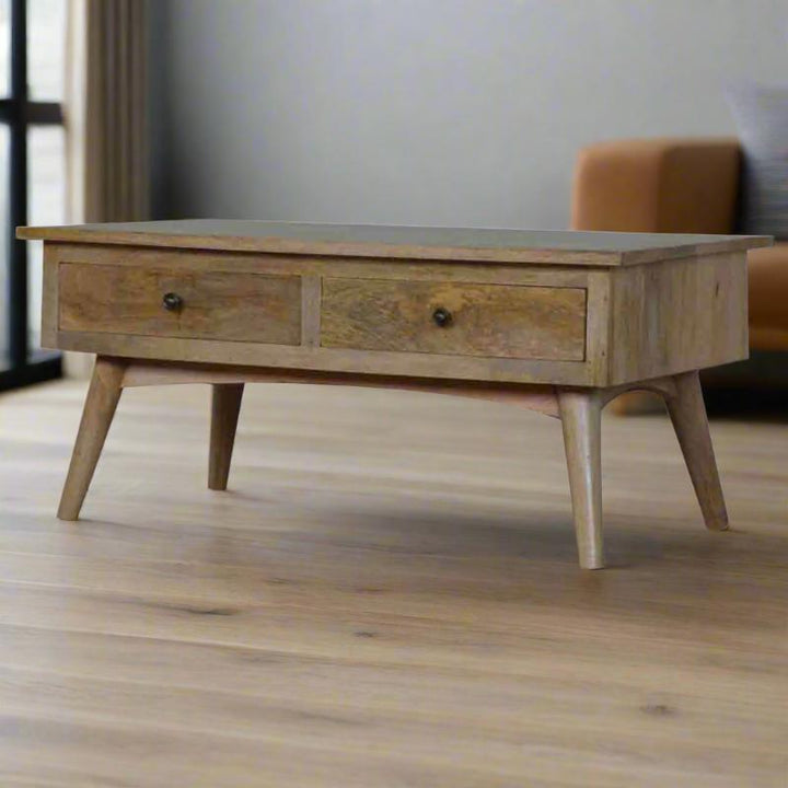 Coffee Table- Nordic Style- 2 Drawer