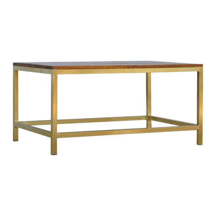 Coffee Table- Rectangle in Gold