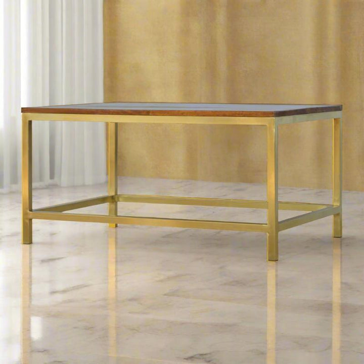 Coffee Table- Rectangle in Gold