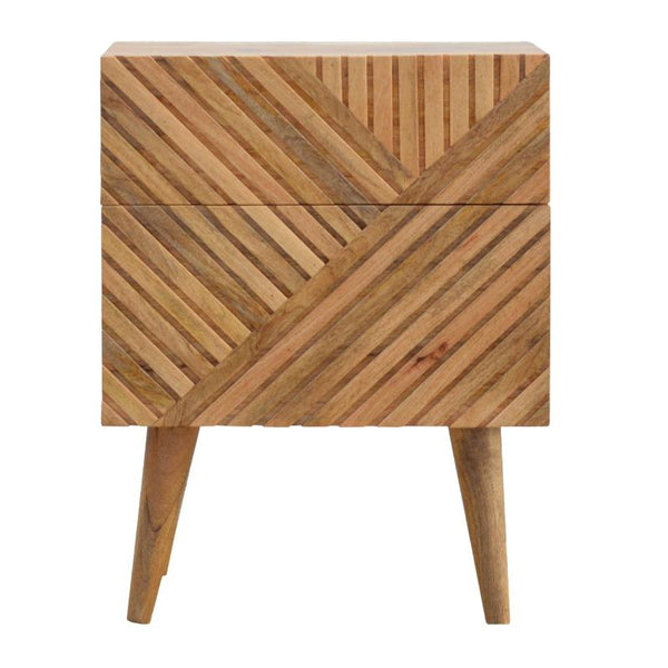 Bedside Table- Lille- 2 Drawer