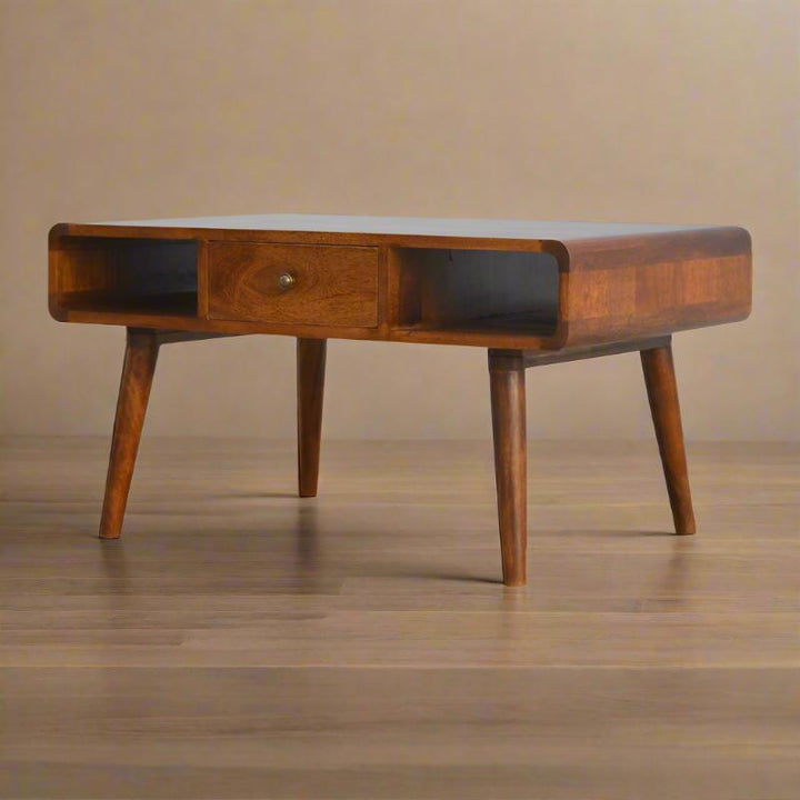 Coffee Table- Curved Chestnut