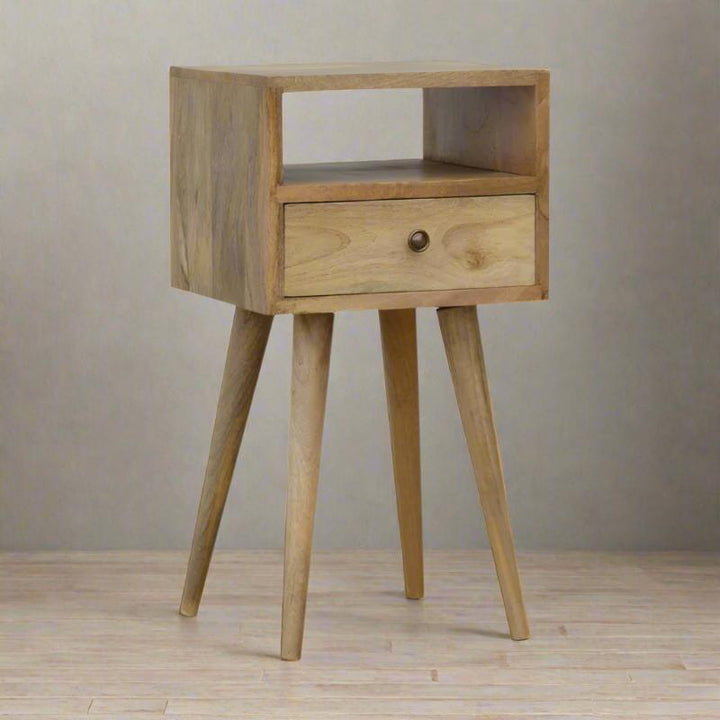 Bedside Table- Mini Oak-ish